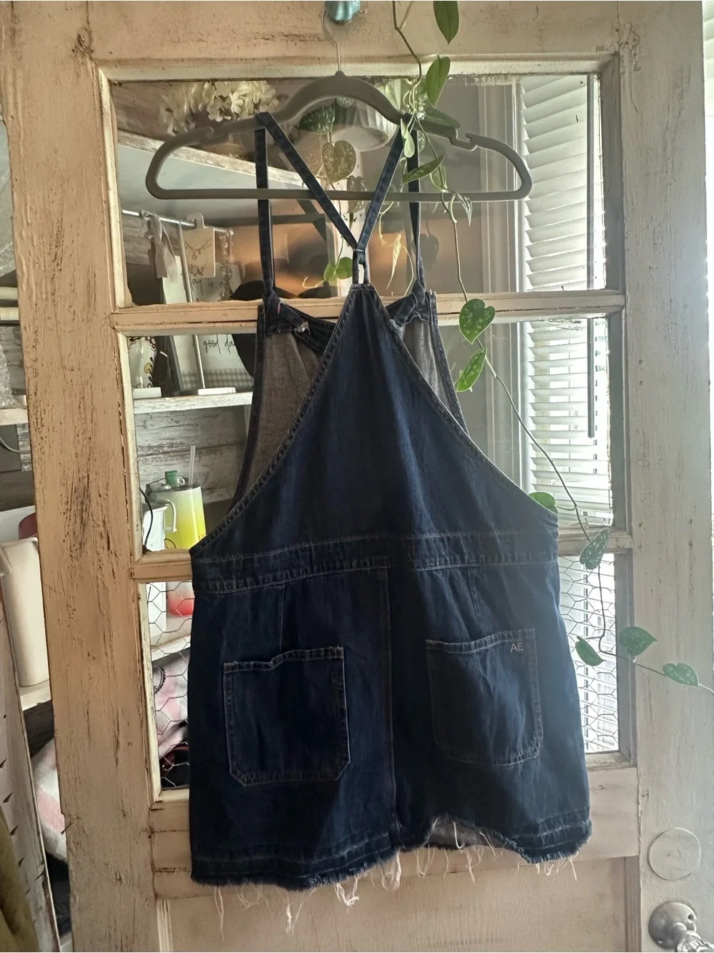 American Eagle | Front Button Denim Dress - Picture 5 of 8